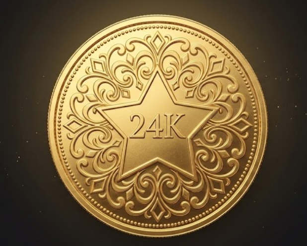 24K 99.9% Pure Gold